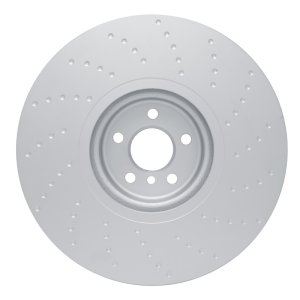 BMW 840i Brake Rotor (1) - Left Front - R1 Concepts - GeoSPEC Dimpled - `19-`22